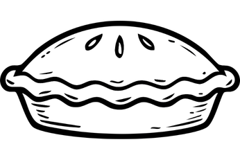pastel de carne icono